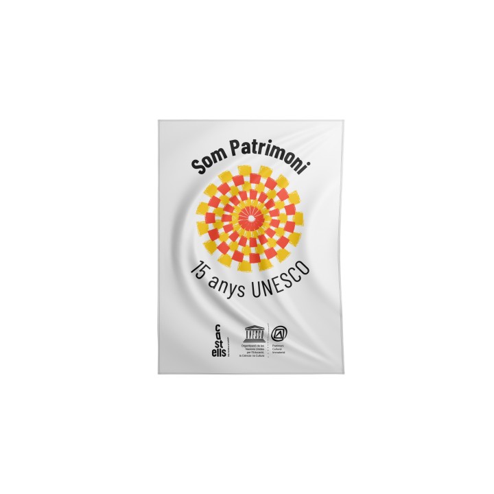 Penó imatge "15 anys UNESCO"